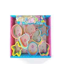 Special-shaped rainbow circle love five-pointed star spring circle plastic childrens educational toys classic street stall toys hot sale