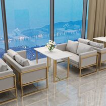 Nordic iron sofa modern simple milk tea shop tables and chairs cafe restaurant restaurant clear bar commercial sofa card seat tables and chairs