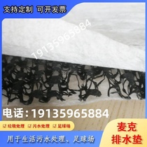 Composite drainage net corrugated three-dimensional composite drainage mat W-shaped Mike drainage mat for football field landfill manufacturer