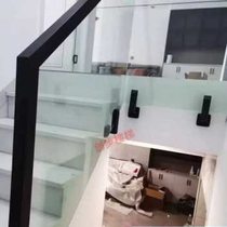 304 stainless steel swimming pool glass clip side hanging 90 degree punch-free simple stair handrail column fixing clip