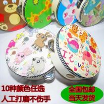 Childrens tambourine wooden kindergarten teacher performance tambourine Orff instrument baby hand drum