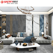 New national trend TV background wall wallpaper modern minimalist living room wallpaper light luxury line mural bedroom wall covering