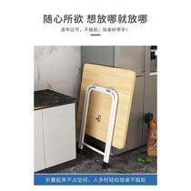 Dining table household small apartment rectangular dining table stall portable foldable table dining table simple extended table