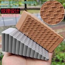 Thickened Door Stopper Door Stopper Anti-Collision Avoidance Top Door Instrumental Windproof Safety Door Card Fixed Blocked Door Stall Blocker Door Wedge