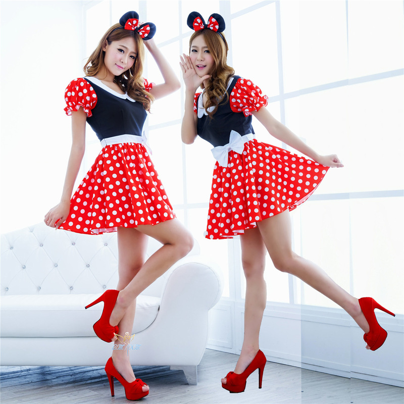 Disney Cute Minnie Tutu Skirt Princess Costume Mickey Mouse Halloween Cos Costume Stage Performance Costume Disney Cute Minnie Tutu Skirt Princess Costume Mickey Mouse Halloween Cos Costume Stage Performance Costume