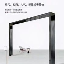 Aluminum alloy pass door cover one-piece formed pass door cover minimalist light luxury balcony pass foshan manufacturer direct supply and customization