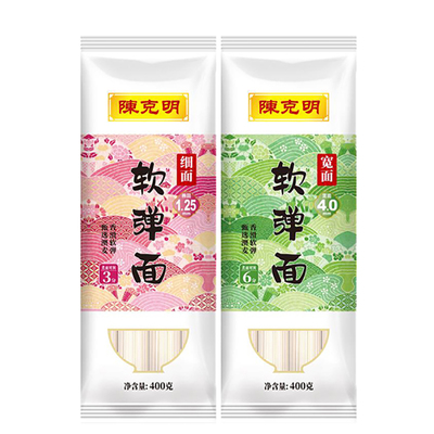 【CKM3】陈克明早餐面华夏软弹仿手擀面日晒月牙面超细龙须面挂面
