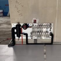 Wall-mounted boiler floor heating mixed water center coupling tank booster circulation pump temperature control system complete set of household floor heating equipment