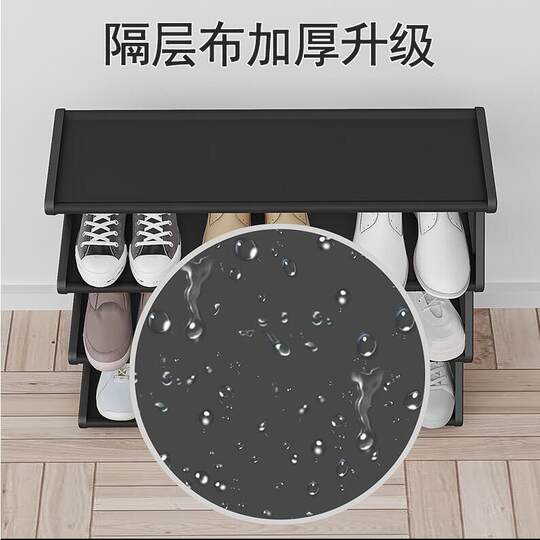 Simple Home Bedroom Shoe Rack, Simple Fabric Assembly Shoe Rack, Dormitory Storage Integrated Multi-Layer Storage Rack