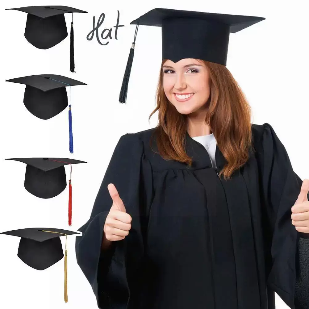 1PCS BLACK BAR MITZVAH HATS Graduation Hat for Student Congr