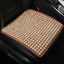 Driver and co-pilot ball car seat cushion summer beads breathable seat cushion wooden bead seat cushion small square cushion breathable non-slip