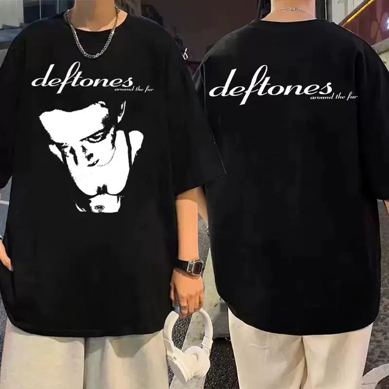 DEFTONES GIRL EYES CARTOON THIRTS 90s Винтажная мода Рубашка