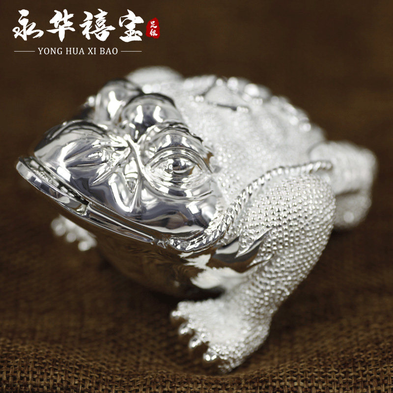 The Perpetual Jubilee Jubilee Silver 999 Strokes of the Three-foot Silver Toad Toad Gold Toad Silver Pendulum with a Lettering Gift Box