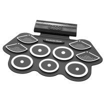 Hand Rolls Rack Subdrum Portable Electronic Drum Lithium Battery Charging Rack Subdrum Silicon Gel Portable Bluetooth Drum Cross-border E-commerce