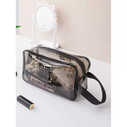 Косметичка, портативная сумка через плечо, вместительная и большая брендовая водонепроницаемая сумка для хранения для путешествий для плавания из ПВХ