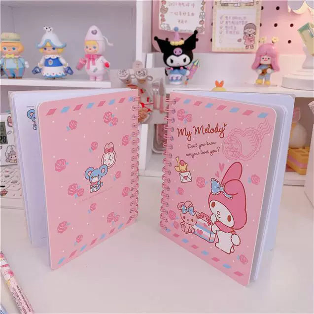 Kawaii Japanese Style Cute Cartoon Printed Pattern Notebook