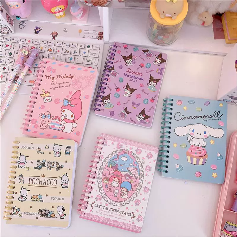 Kawaii Japanese Style Cute Cartoon Printed Pattern Notebook