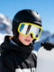 TUJIYD Professionelle Outdoor-Skibrille für Damen und Herren, tragbare Brille gegen Kurzsichtigkeit, doppelschichtige Antibeschlagbrille, Spezialausrüstung