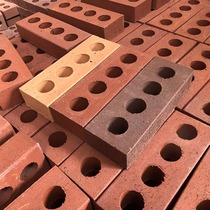 Shale brick red brick self-built house wall red cultural brick country villa solid shale brick sintered brick