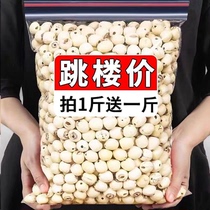 Xinlian pure handmade white lotus seeds dry goods coreless Xiangtan lotus seeds 500g Xianglian specialty farm lotus white lotus seeds