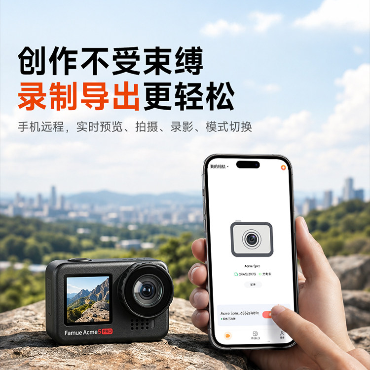 Экшн-камера Famue Acme5PRO Стандартный набор