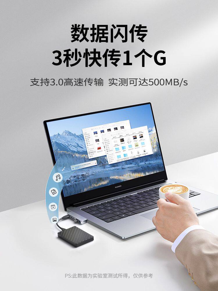 Apple Type-C 2-in-1 Docking Station USB Expander Multi-Port Splitter Adapter Hub Multi-Interface Converter Suitable for Apple Tablets, Huawei, Android Computers, Card Reader