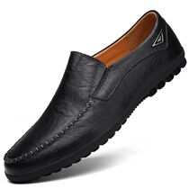 Genuine Leather Men Casual Shoes Breathable Soft Men Loafers