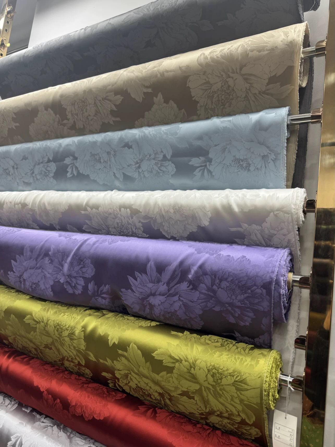 ✨高定牡丹丝绸布料，打造你的夏日优雅✨-丝绸布料-淘宝好物网, image size:1285x1713