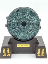 Gift copper cm special 18 ornaments Guangxi foreign affairs drum base gift for leading unit ethnic vertical Zhuang