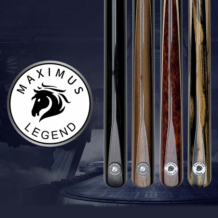 Maximus Thai Imported Handmade White Ash Wood Small-Tip Chinese-Style Eight-Ball Black Eight Snooker Cue