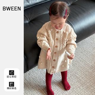 女童冬款针织连衣裙2025新款洋气儿童韩版宝宝时尚加厚保暖毛衣裙