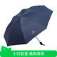 Fashionable three-fold thickened vinyl sun protection sunshade umbrella UV bold sunny umbrella navy blue