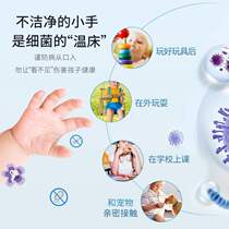 Sterilizing baby children and infants portable alcohol-free hand sanitizer 50ml for outing disinfection Jiefurou no-wash portable
