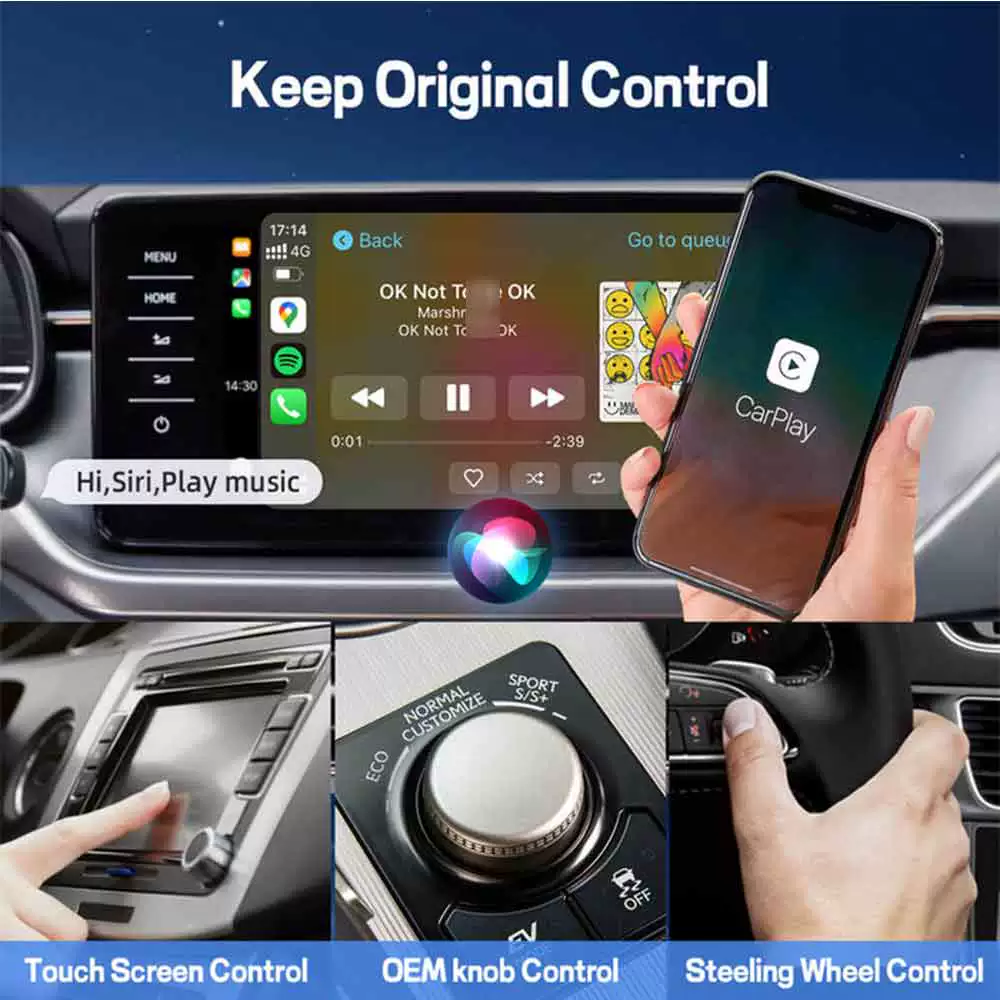 Адаптер OTTOCAST U2 Air Pro проводной к беспроводному CarPlay USB Do