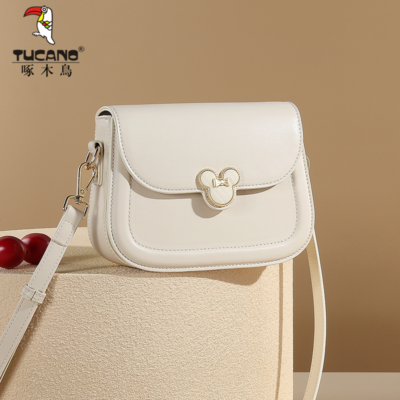 啄木鸟包包女式2025新款高端大气精致马鞍包高级感小众单肩斜挎包
