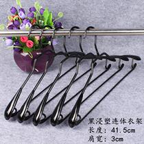 Clothing store dipped plastic non-slip metal clothes hanger womens mens adult seamless clothes drying rack clothes hanging clothes trouser clip