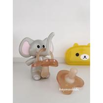 heymankidds | Canadian melii baby pacifier drain hanging rack containing shelf small elephant pendulum