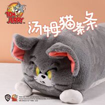 Tom and Jerry Tom Plush Doll Cute Cartoon TOM Comfort Doll Long Pillow Gift Cute
