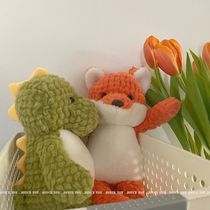 Cute Fox Ragdoll Dinosaur Doll Boy Pillow 520 Gift Toss Soothing Sleeping Plush Toy