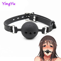 3 Sizes Soft Safety Silicone Open Mouth Gag Ball Bdsm Bondag