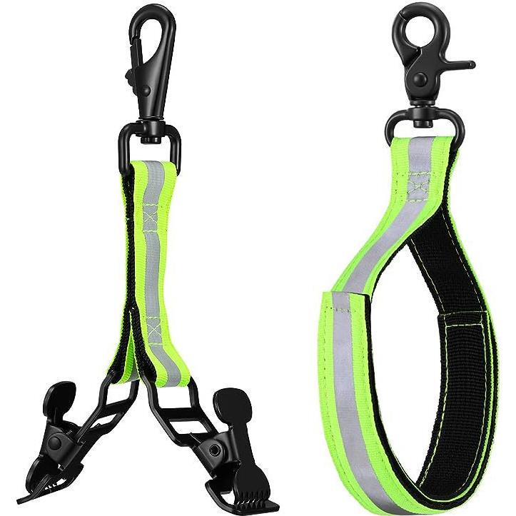 Double Clip Fire Gloves Glove Strap Labor Protection Rope Tactical Metal Buckle Outdoor Motorcycle Anti-Lost Artifact