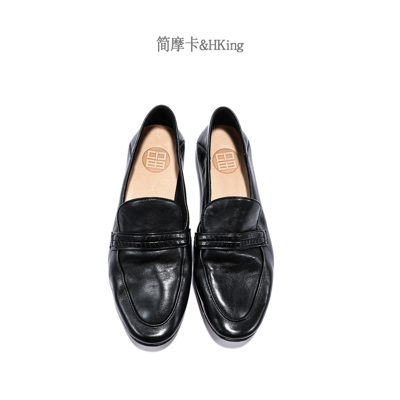Old Money Style Retro Washed Leather Loafers for Women, Flat Casual Shoes, Commuter Penny Loafers, Slip-On Lazy Shoes Old Money Style Retro Washed Leather Loafers for Women, Flat Casual Shoes, Commuter Penny Loafers, Slip-On Lazy Shoes
