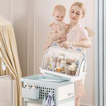 Baby Milk Bottle Rack Drain DUST-PROOF CUTLERY CONTAINING BOX CUTLERY CUPBOARD BABY ACCESSORIES DRAIN DUST PROTECTION LID BOX DRESS