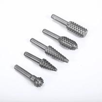 New rotary file rotary wood file woodworking rub knife grinding head engraving file 5-piece set woodworking special shape