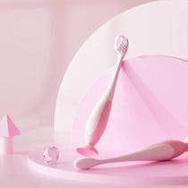 New childrens soft bristle toothbrush suction cup tumbler 4 toothbrushes 3 to 6-12 years old childrens tooth protection male and female baby training