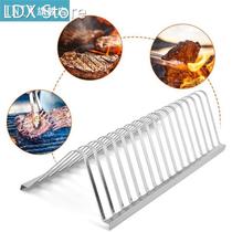 Extreme Speed ​​1pc Heat-Resistant Barbecue Meat Rib Rack Stainless