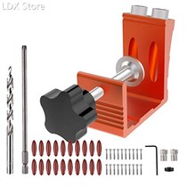Speed ​​47Pcs Positioner Pocket Hole Jig Kit Heavy Duty Aluminum