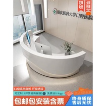 Medical guidance desk arc-shaped front desk reception desk hospital guidance desk consultation desk beauty salon bar nurse station