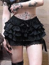 AltGoth Mall Goth Lolita Lace Shorts Women Aesthetic Cute Sw