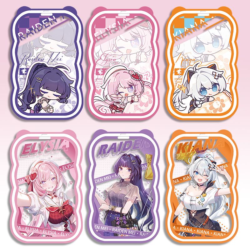 Game-Related Sunright Merchandise New Raiden Yachiya, Alicia, Kiana Wave Card Sleeves Cute Female Game-Related Sunright Merchandise New Raiden Yachiya, Alicia, Kiana Wave Card Sleeves Cute Female
